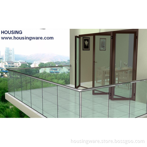 Frameless Glass Railing Widely Used for Pool Fence Balcony Railing